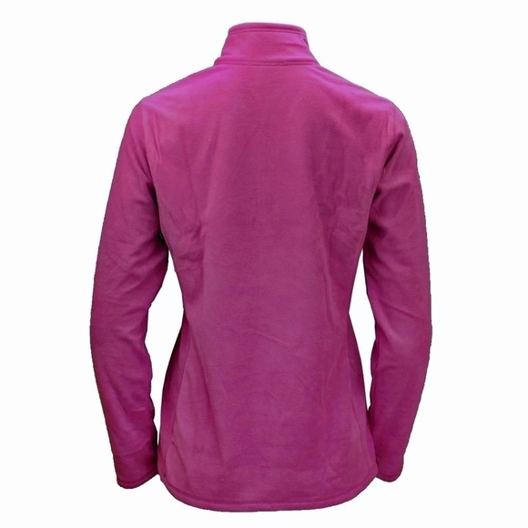 Eddie Bauer Quest ¼ Zip Pullover Top Jacket Super Soft Plush Fleece Magneta - Picture 14 of 16